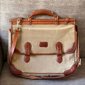 The Territory Ahead Tan and Brown Briefcase